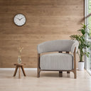 Luna Occasional Chair - Taupe at online8 furniture store Auckland