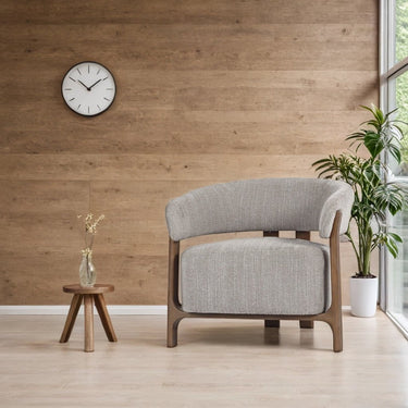Luna Occasional Chair - Taupe at online8 furniture store Auckland