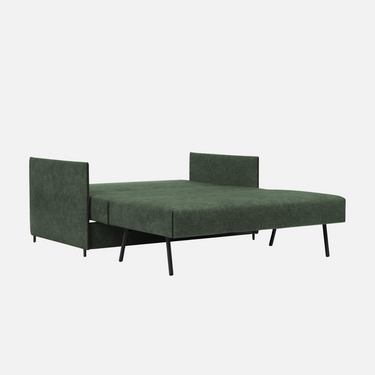 Luoma Sofa Bed, a compact 150 x 92cm two-seater that folds out to a 140 x 200cm double bed