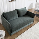 Blida sand grey Luoma Sofa Bed on a no-zag spring base with high-resilient foam for seat and sleep comfort
