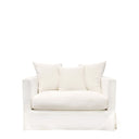 Luxe 1 Seater Slip Cover Only - Cream at online8 furniture store Auckland