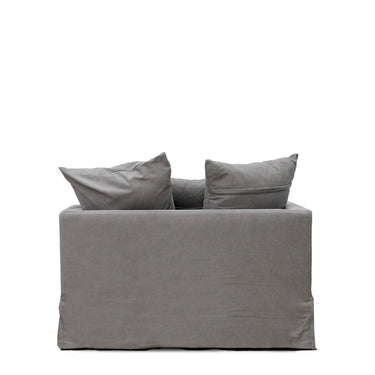 Luxe 1 Seater Slip Cover Only - Gery at online8 furniture store Auckland