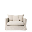 Luxe 1 Seater Slip Cover Only - Sand at online8 furniture store Auckland