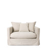 Luxe 1 Seater Slip Cover Only - Sand at online8 furniture store Auckland