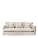 Luxe 3 Seater Slip Cover Only - Sand at online8 furniture store Auckland