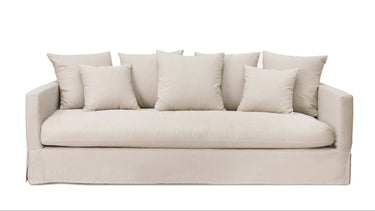 Luxe 3 Seater Slip Cover - Sand at online8 furniture store Auckland