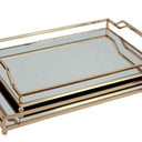 Luxe Decorative Rectangular Tray Set/2 at online8 furniture store Auckland