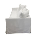 Luxe Slip Cover Sofa 3 Seater - Cream at online8 furniture store Auckland