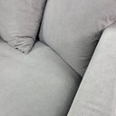Luxe Slip Cover Sofa 3 Seater - Gray at online8 furniture store Auckland
