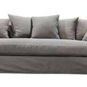 Luxe Slip Cover Sofa 3 Seater - Gray at online8 furniture store Auckland