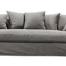 Luxe Slip Cover Sofa 3 Seater - Gray at online8 furniture store Auckland