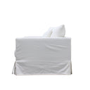 Luxe Slip Cover Sofa Chair - Cream at online8 furniture store Auckland