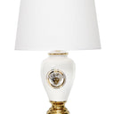 Luxury Table Lamp - White Medusa at online8 furniture store Auckland