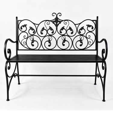 Bistro Metal Outdoor Bench