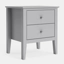 Mabel 2 Drawer Bedside Table at online8 furniture store Auckland