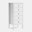 Mabel 5 Drawer Slimboy at online8 furniture store Auckland
