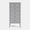 Mabel 5 Drawer Slimboy at online8 furniture store Auckland