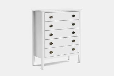 Mabel 5 Drawer Tallboy at online8 furniture store Auckland