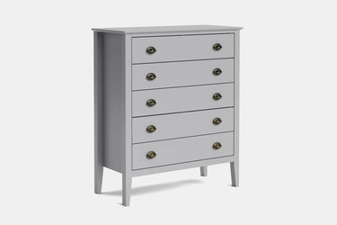 Mabel 5 Drawer Tallboy at online8 furniture store Auckland