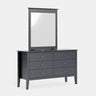 Mabel 6 Drawer Dresser & Mirror at online8 furniture store Auckland