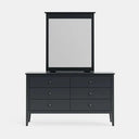 Mabel 6 Drawer Dresser & Mirror at online8 furniture store Auckland