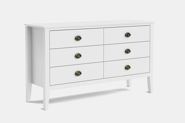 Mabel 6 Drawer Lowboy at online8 furniture store Auckland