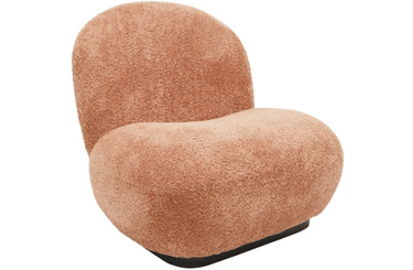 Maddie Casual Boucle Chair - Berry at online8 furniture store Auckland