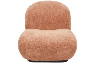 Maddie Casual Boucle Chair - Berry at online8 furniture store Auckland