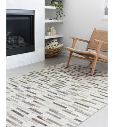 Maddox Large Rug Ivory/Grey at online8 furniture store Auckland