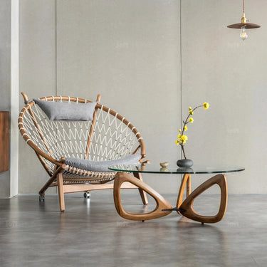 Maddox Mid-Century Round Coffee Table at online8 furniture store Auckland