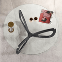 Maddox Mid Century Round Coffee Table at online8 furniture store Auckland