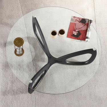 Maddox Mid Century Round Coffee Table at online8 furniture store Auckland