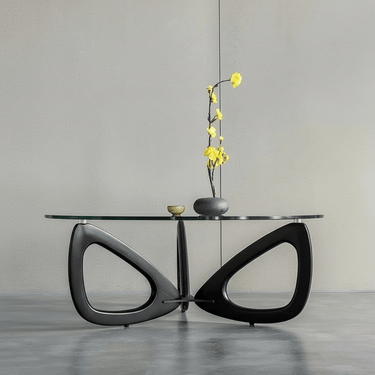 Maddox Mid Century Round Coffee Table at online8 furniture store Auckland