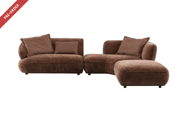 Maddox Sectional Sofa with Ottoman at online8 furniture store Auckland