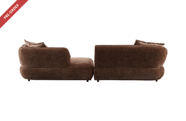 Maddox Sectional Sofa with Ottoman at online8 furniture store Auckland