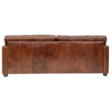 Madison Vintage Leather 3 Seater Sofa - Vintage Cigar at online8 furniture store Auckland