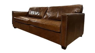 Madison Vintage Leather 3 Seater Sofa - Vintage Cigar at online8 furniture store Auckland