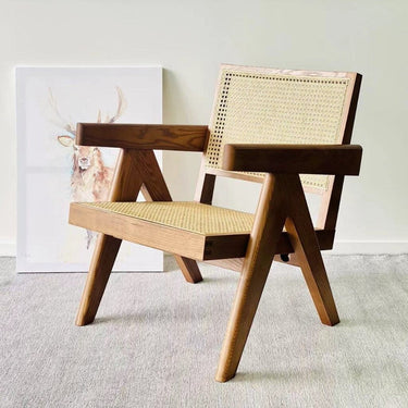 Madrid Rattan Lounge & Armchair – Walnut Stain at online8 furniture store Auckland