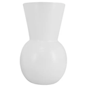 Magic Flute Vase White 19x30 at online8 furniture store Auckland