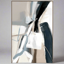 Maisey Framed Canvas - Natural at online8 furniture store Auckland