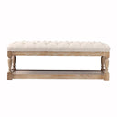 Maison Tufted Upholstered Bench at online8 furniture store Auckland