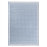 Makana Indoor/Outdoor Border Light Blue Rug at online8 furniture store Auckland