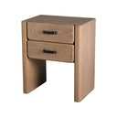 Malaga Bedside Table - Natural at online8 furniture store Auckland