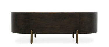 Malibu Curved Coffee Table with Storage at online8 furniture store Auckland