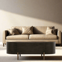 Malibu Curved Coffee Table with Storage at online8 furniture store Auckland