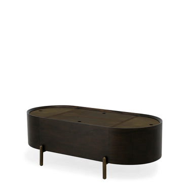 Malibu Curved Coffee Table with Storage at online8 furniture store Auckland