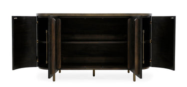 Malibu Curved Sideboard 4 Door at online8 furniture store Auckland