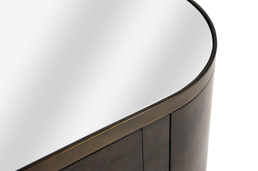 Malibu Curved Sideboard 4 Door at online8 furniture store Auckland