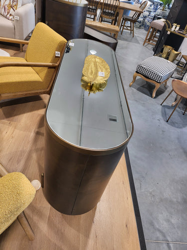 Malibu Curved Sideboard 4 Door at online8 furniture store Auckland