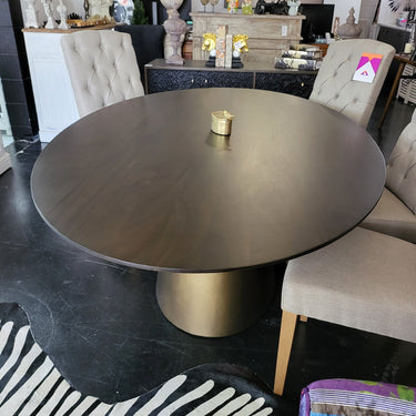 Malibu Dining Table Oval with Cone Base at online8 furniture store Auckland